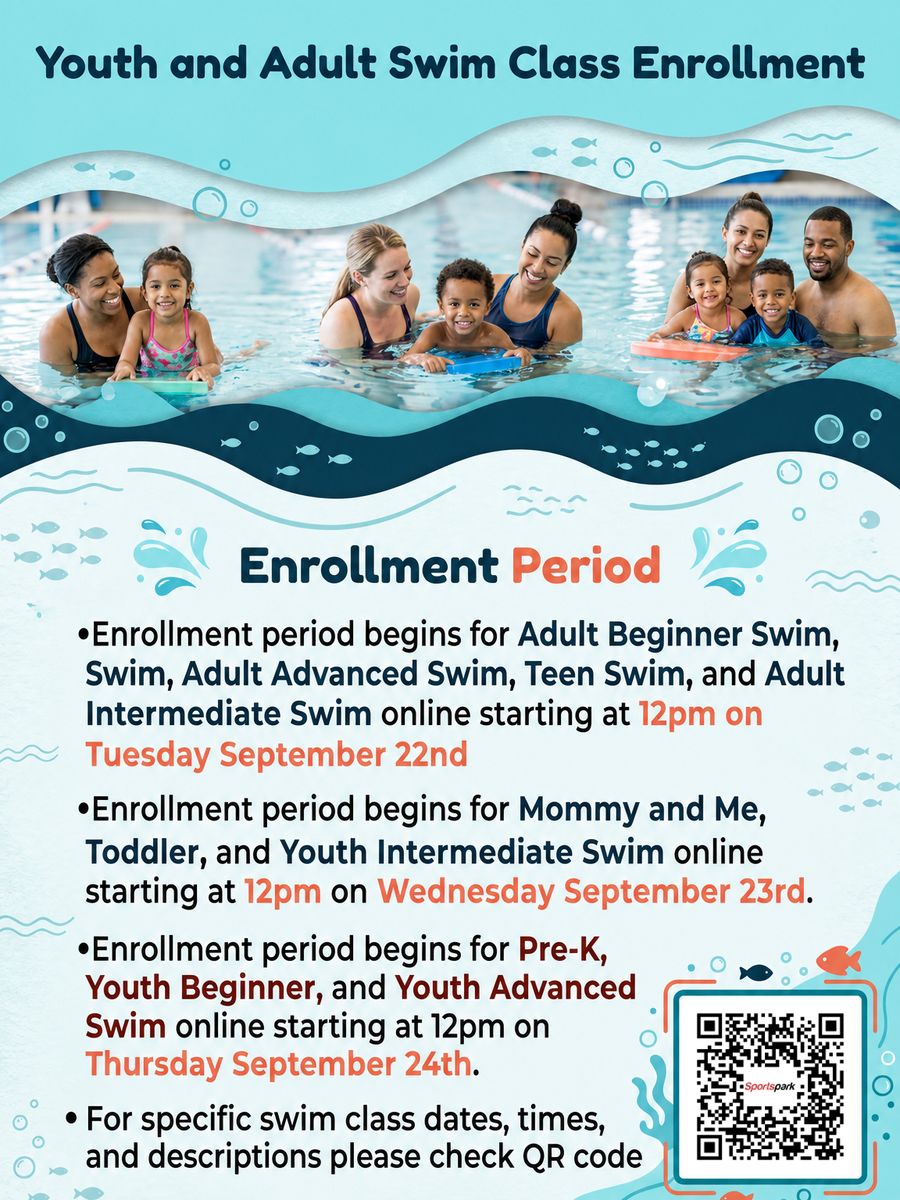 Swim Classes Flyer
